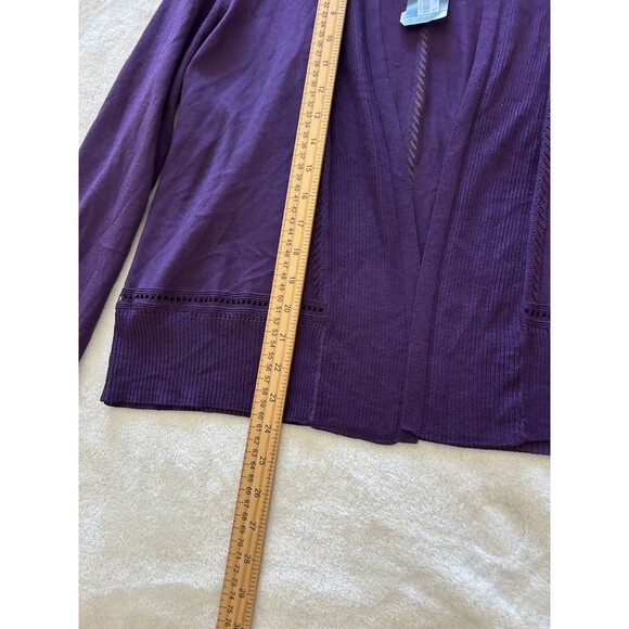 Jones NY Womens Cardigan Extra Large Open Front Lightweight Classic Sweater - Picture 6 of 11